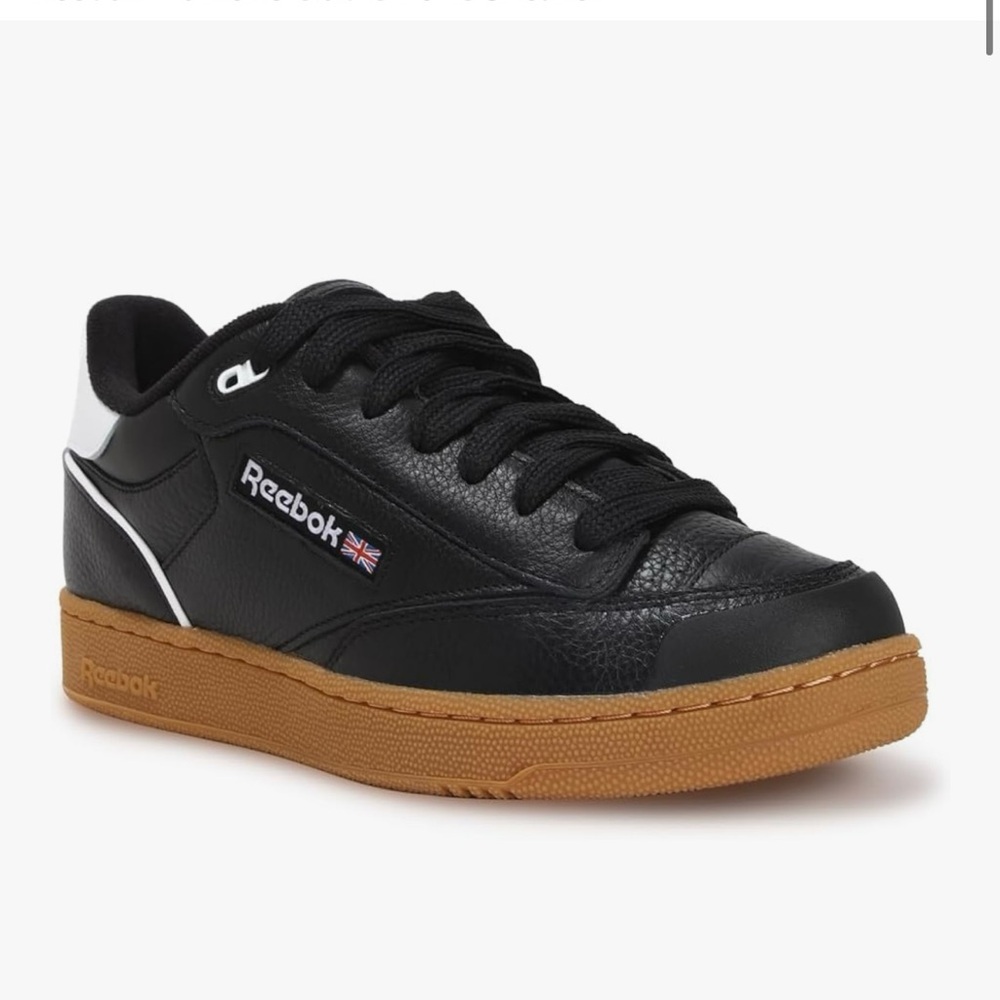 Reebok Black and Brown Sneakers with Classic Design